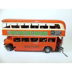 BUS LONDONIEN EN METALTRI ANG MINICTOYS  sans boite pneu abimé