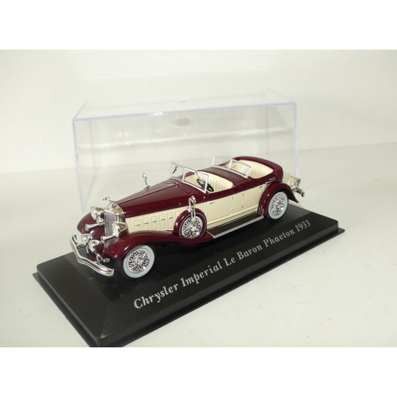 CHRYSLER IMPERIAL LE BARON PHAETON 1933 Bordeaux et CrÃ¨me ALTAYA 1:43