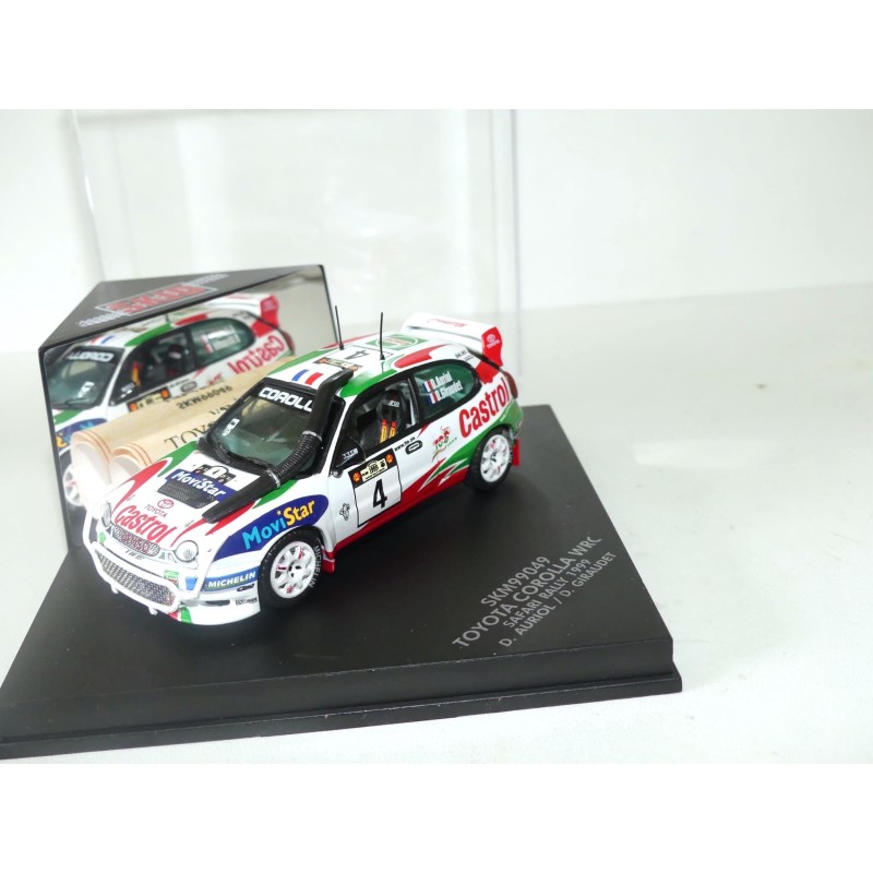 TOYOTA COROLLA WRC SAFARI RALLYE 1999 D. AURIOL VITESSE SKM99049 1:43 2Ã¨me