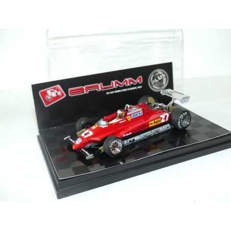 FERRARI 126 C2 PROVE GP DE BELGIQUE G. VILLENEUVE BRUMM P001 1:43