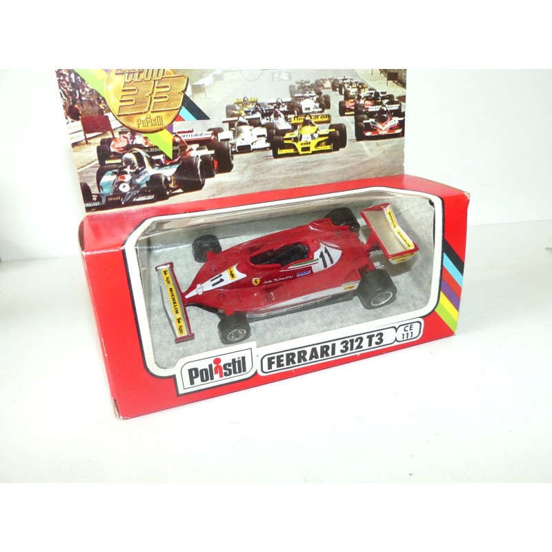 FERRARI 312 T3 N°11 GP 1978 J. SCHECKLER POLISTIL CE111 1:40