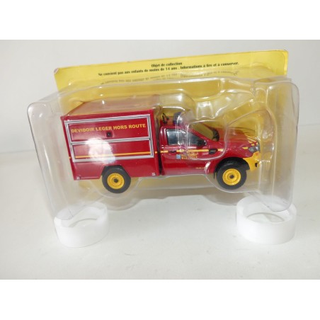 FORD RANGER VDLHR SPAC Bouches du Rhône POMPIERS IXO PRESSE N°53 1:43 blister