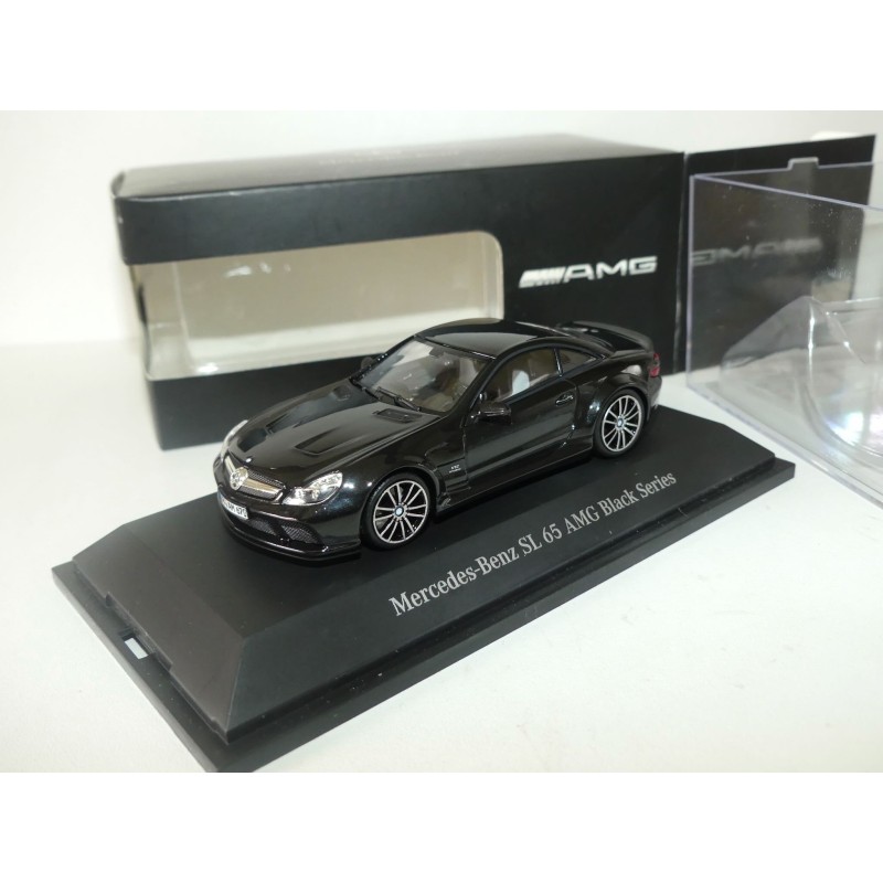 MERCEDES SL65 AMG R230 Black Series Noir MINICHAMPS 1:43