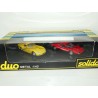 FERRARI 250 GTO Jaune et 512 BB Rouge COFFRET SOLIDO 7043 1:43