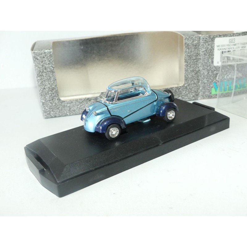 MESSERSCHMITT TIGER KABINENROLLER 1958 Bleu VITESSE 683 1:43