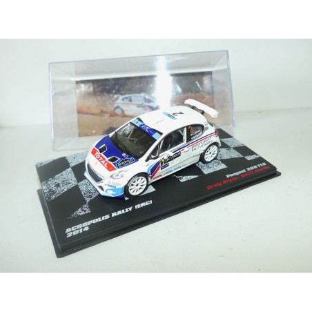 PEUGEOT 208 T16 RALLYE D'ACROPOLE 2014 G. BREEN ALTAYA 1:43