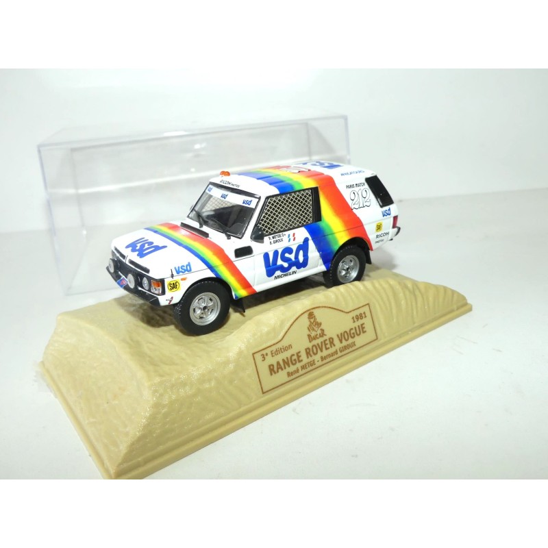 RANGE ROVER NÂ°212 RALLYE DU PARIS DAKAR 1983 R. METGE NOREV 1:43 1er