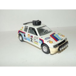 PEUGEOT 205 TURBO 16 RAC RALLYE 1984 SALONEN BURAGO 1:25 1:24