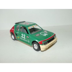 PEUGEOT 205 TURBO 16 RALLYE TOUR DE CORSE 1986 CASABIANCA BURAGO 1:25 1:24 BENETTON