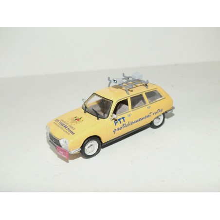 CITROEN GS BREAK PTT TOUR DR FRANCE UNIVERSAL HOBBIES pour ATLAS 1:43 sans boite