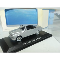 PEUGEOT 403 CABRIOLET Gris NOREV 1:43