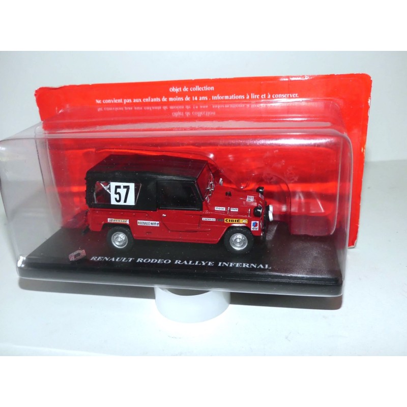 RENAULT 4 RODEO RALLYE INFERNAL IXO PRESSE 1:43