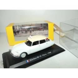 CITROEN ID 19 B 1968 TAXI DE PARIS Blanc LEO MODEL 1:43