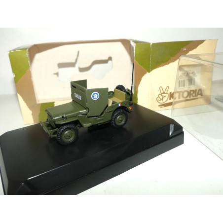 JEEP WILLYS ARMOURED CAR GENERAL LECLERC MILITAIRE VICTORIA R017 1:43