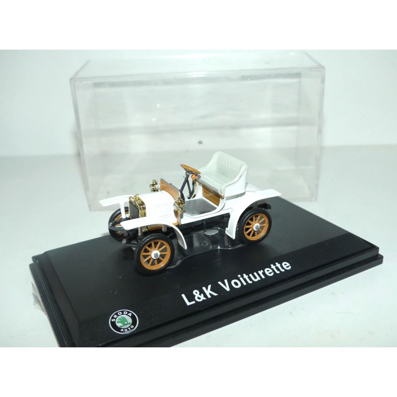 SKODA L et K VOITURETTE Blanc ABREX 1:43