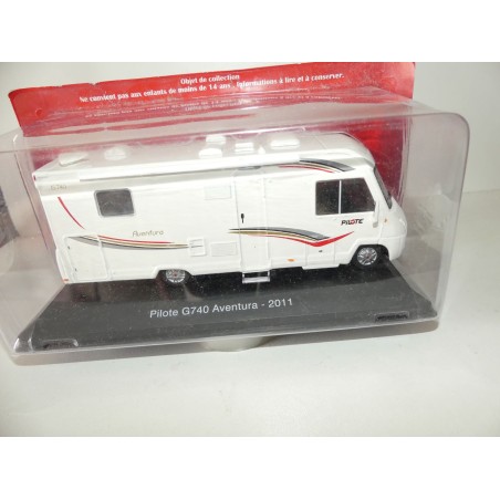 CAMPING CAR PILOTE G740 AVENTURA 2011 IXO PRESSE 1:43