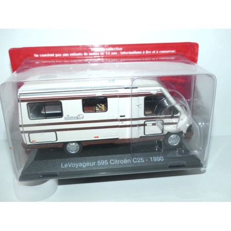 CAMPING CAR CITROEN C25 LE VOYAGEUR 595 IXO PRESSE 1:43