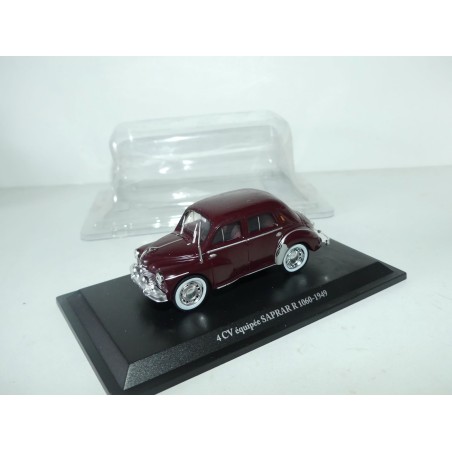 RENAULT 4CV EQUIPÉE SAPRAR R 1949 ELIGOR PRESSE 1:43