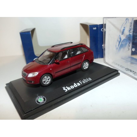 SKODA SKODA FABIA COMBI II Phase 1 2007 Bordeaux ABREX 1:43