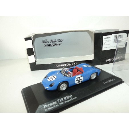 PORSCHE 718 RS60 N°36 LE MANS 1960 MINICHAMPS 1:43