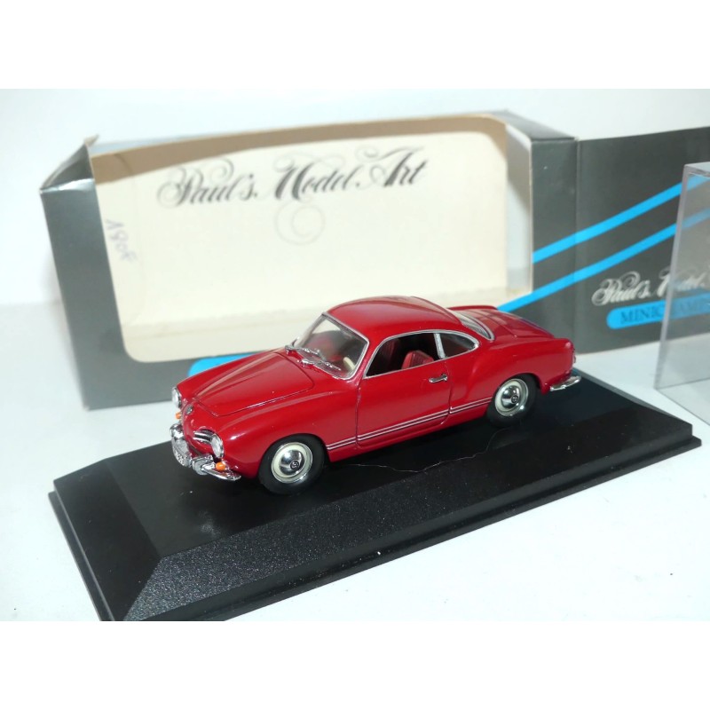 VW KARMANN GHIA COUPE Rouge MINICHAMPS 1:43