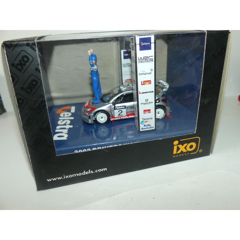 PEUGEOT 206 WRC RALLYE WORLD CHAMPION 2002 GRONHOLM IXO RAM095 1:43