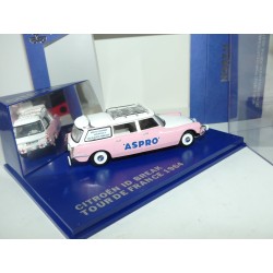 CITROEN ID BREAK 1964 ASPRO AMBULANCE COURSE TOUR DE FRANCE NOREV 1:43