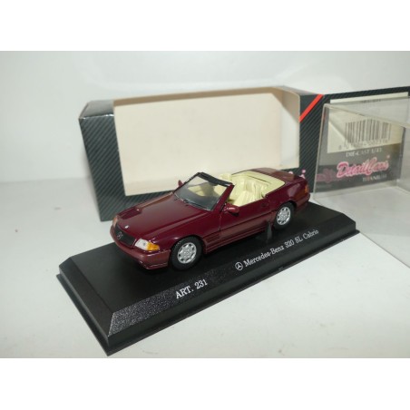 MERCEDES 320 SL Cabriolet Bordeaux DETAILCARS 231 1:43