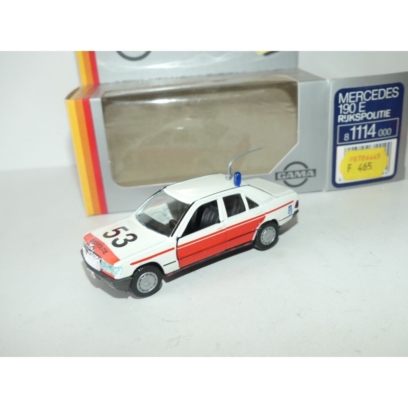 MERCEDES 190 E RIJKSPOLITIE POLICE GAMA 1114 1:43