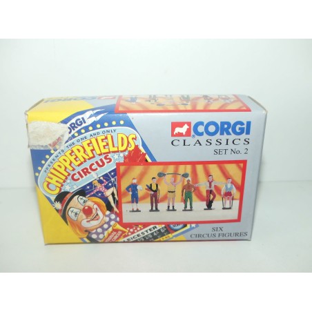 SIX CIRCUS FIGURES Figurine CHIPPERFIELDS SET N°2 CORGI 1:50