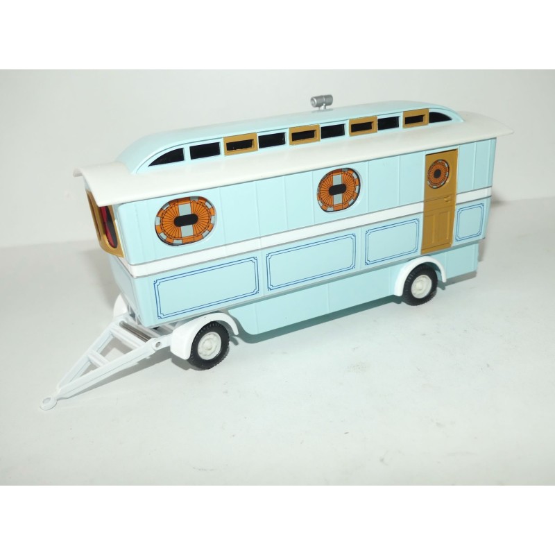 CARAVANE ROULOTTE Bleu CORGI 1:50 sans boite