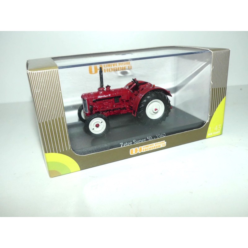 TRACTEUR ZETOR SUPER 50 1962 UNIVERSAL HOBBIES UH6030 1:43