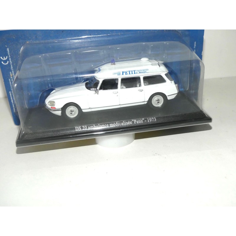 CITROEN DS 20 AMBULANCE MEDICALISEE PETIT 1973 UNIVERSAL HOBBIES  1:43 blister