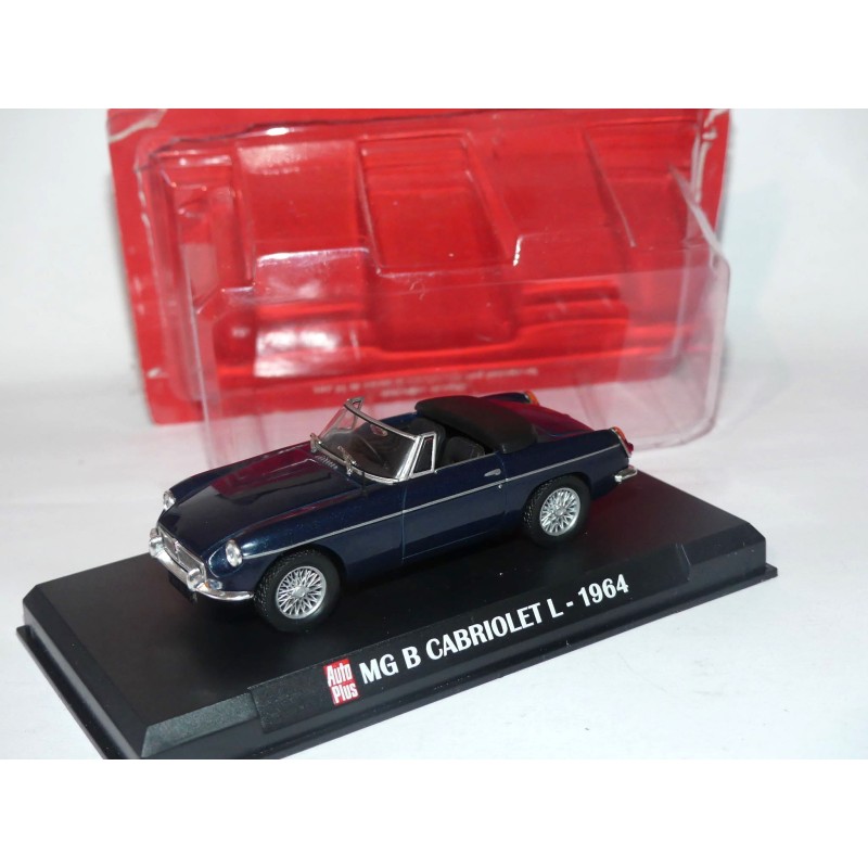 MGB CABRIOLET 1964 Bleu AUTO PLUS 1:43