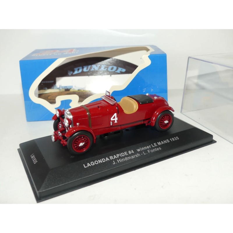 LAGONDA RAPIDE NÂ°4 LE MANS 1935 IXO LM1935 1:43 ArrivÃ©e 1Ã¨r