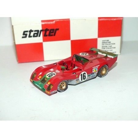 FERRARI 312 PB N°16 LE MANS 1973 STARTER 1:43