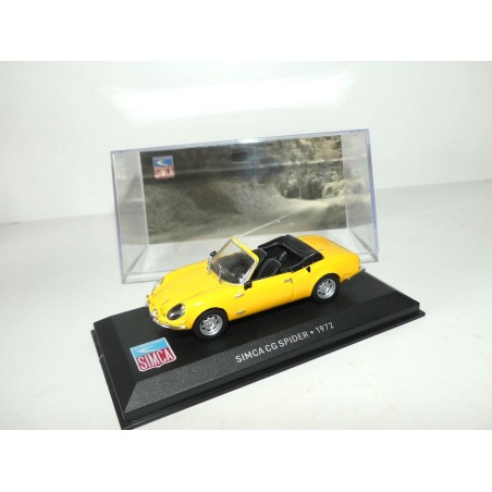 SIMCA CG SPIDER 1972 Jaune ALTAYA 1:43