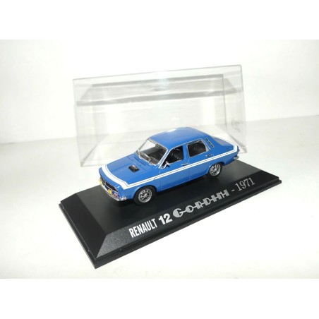 RENAULT 12 GORDINI 1971 Bleu NOREV Collection M6 1:43