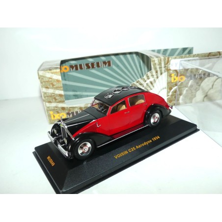 VOISIN C25 AERODYNE 1934 Noir et Rouge IXO MUS049 1:43