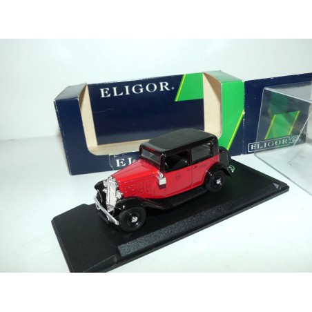 CITROEN ROSALIE BERLINE 1933 TAXI Rouge et Noir ELIGOR 100513 1:43