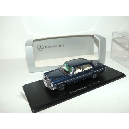 MERCEDES 280 SE 3.5 W108 1974 Bleu SPARK 1:43