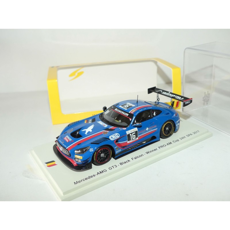 MERCEDES AMG GT3 N°16 24H DE SPA 2017 SPARK SB148 1:43