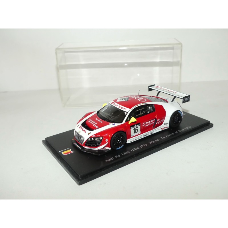 AUDI R8 LMS ULTRA N°16 24H DE SPA 2012 SPARK 1:43 1er