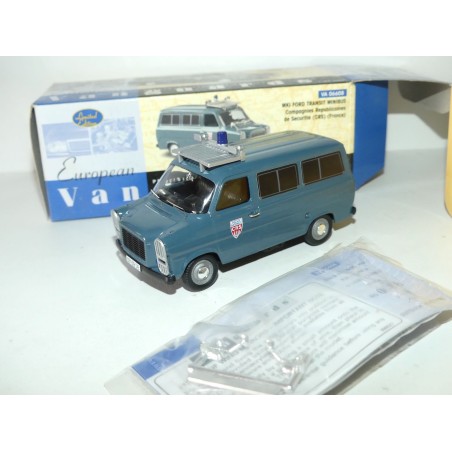 FORD TRANSIT MINIBUS POLICE CRS VANGUARDS VA06608 1:43