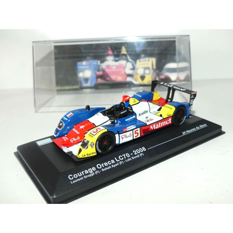 COURAGE ORECA LC70 NÂ°5 LE MANS 2008 ALTAYA 1:43 ArrivÃ©e 8Ã¨me