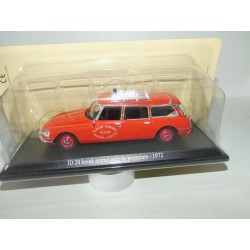 CITROEN DS 20 BREAK AMBULANCE POMPIERS MAISONS LAFITTE 1972 UNIVERSAL HOBBIES 1:43 blister