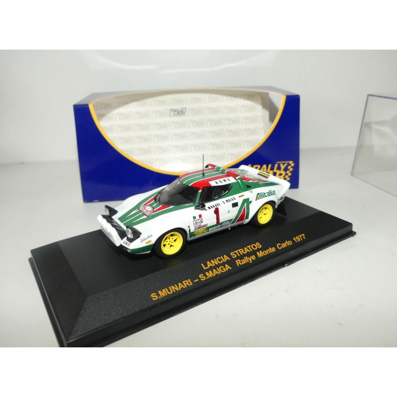 LANCIA STRATOS RALLYE MONTE CARLO 1977 MUNARI RALLY CAR 1:43 1er