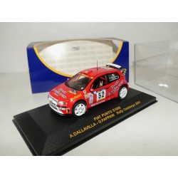 FIAT PUNTO S1600 RALLYE DE CATALOGNE 2001 A. DALLAVILLA RALLY CAR 1:43 10ème