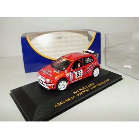 FIAT PUNTO S1600 RALLYE DE CATALOGNE 2001 A. DALLAVILLA RALLY CAR 1:43 10Ã¨me