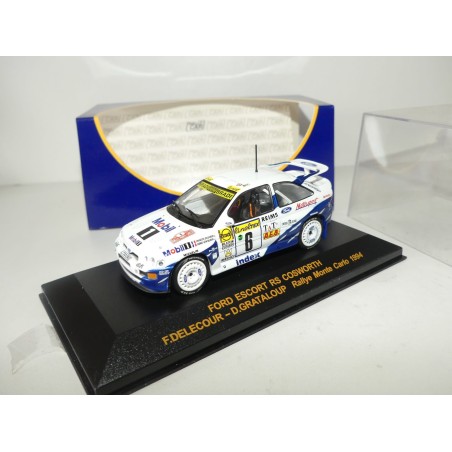 FORD ESCORT RS COSWORTH RALLYE MONTE CARLO 1994 DELECOUR RALLY CAR 1:43